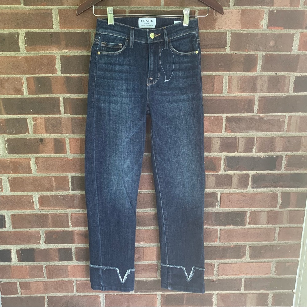 Frame Denim Le Nouveau straight overcast Jeans Women’s Size 24 in
